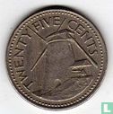 Barbade 25 cents 1981 (sans FM) - Image 2