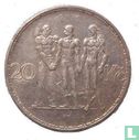 Tsjecho-Slowakije 20 korun 1934 - Afbeelding 2