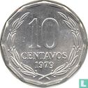Chili 10 centavos 1979 - Image 1