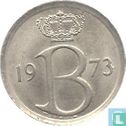 Belgium 25 centimes 1973 (NLD) - Image 1