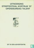 Uitnodiging stripfestival Kortrijk '97 opendeurendag Talent - Bild 1