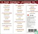 25 Years Historical Love Songs 1 - Afbeelding 2