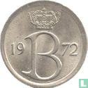 Belgique 25 centimes 1972 (FRA) - Image 1
