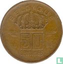 Belgium 50 centimes 1952 (FRA) - Image 1