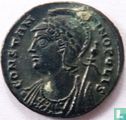 Empire romain Thessalonique Anonyme Kleinfollis AE3 de Constantin Ier et son fils 330-333 ap. J.-C. - Image 2