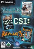 The Settlers: Heritage of Kings + CSI: Crime Scene Investigation + Rayman 3 - Afbeelding 1