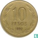 Chili 10 pesos 1992 - Image 1