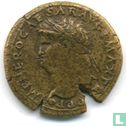 Romeinse Keizerrijk Dupondius van Keizer Nero 66 n.Chr. - Afbeelding 2