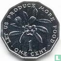 Jamaïque 1 cent 1980 (type 2) "FAO" - Image 2