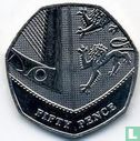 United Kingdom 50 pence 2008 (type 2) - Image 2