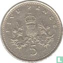 United Kingdom 5 pence 1992 - Image 2