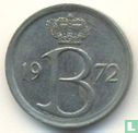 Belgium 25 centimes 1972 (NLD) - Image 1