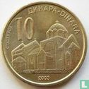 Serbie 10 dinara 2003 - Image 1