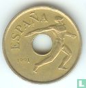 Espagne 25 pesetas 1991 "1992 Summer Olympics in Barcelona - discus throw" - Image 1