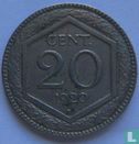 Italien 20 Centesimi 1920 (Typ 2 - glatten Rand) - Bild 1