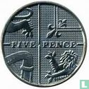 Verenigd Koninkrijk 5 pence 2008 (type 2) - Afbeelding 2
