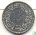 Zwitserland 1 franc 1985 - Afbeelding 1