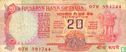 India 20 Rupees (B) - Afbeelding 1