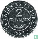 Bolivie 2 bolivanos 1995 - Image 1