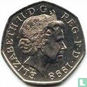 Verenigd Koninkrijk 50 pence 1998 "25th anniversary UK entry in the European Union" - Afbeelding 1