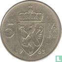 Norvège 5 kroner 1963 - Image 1