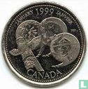 Canada 25 cents 1999 "January" - Image 1