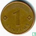 Lettonie 1 santims 1997 - Image 2
