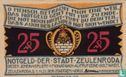 Zeulenroda, Stadt - 25 Pfennig (4) 1921 - Bild 2