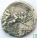 Römische Republik Denar des Caius Vibius C.F. Pansa 90 v. Chr. - Bild 1