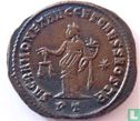 Romeinse Keizerrijk Ticinum Grootfollis van Keizer Diocletianus 304-305 n. Chr. - Afbeelding 1