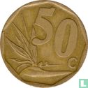 Afrique du Sud 50 cents 2003 - Image 2