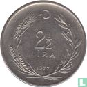 Turkey 2½ lira 1977 - Image 1