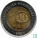 Dominikanische Republik 10 Peso 2005 - Bild 1