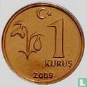 Turkije 1 kurus 2009 - Afbeelding 1