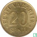 Estonia 20 senti 1992 - Image 2