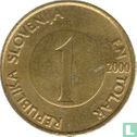 Slovenia 1 tolar 2000 - Image 1