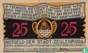 Zeulenroda, Stadt - 25 Pfennig (1) 1921 - Afbeelding 2