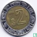 Mexique 2 pesos 2002 - Image 1
