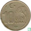 Turkije 10 bin lira 1994 - Afbeelding 1