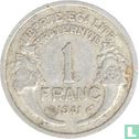 France 1 franc 1941 (aluminium) - Image 1