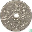 Norvège 1 krone 1998 - Image 1