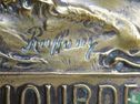 Art Nouveau Frans Lourdes souvenir met muziekdoos gesigneerd - Afbeelding 2