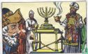 De kandelaar met 7 armen in de tempel van Jeruzalem - Bild 1
