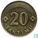 Letland 20 santimu 1992 - Afbeelding 2