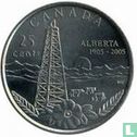 Canada 25 cents 2005 "100th anniversary of Alberta" - Afbeelding 1