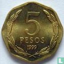 Chile 5 Peso 1999 - Bild 1
