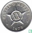 Cuba 20 centavos 1972 - Afbeelding 1