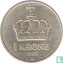 Norvège 1 krone 1982 - Image 1