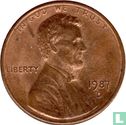 Verenigde Staten 1 cent 1987 (D) - Afbeelding 1