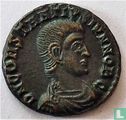 Romeinse Keizerrijk Siscia AE3 Kleinfollis van Keizer Constantius Gallus 354 n.Chr. - Afbeelding 2